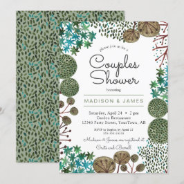 Invitación Bosque arbolado arboles Ducha de parejas | Invitac