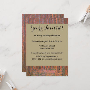 Invitación Bosque de Abetos de Gustav Klimt Tannenwald Árbole