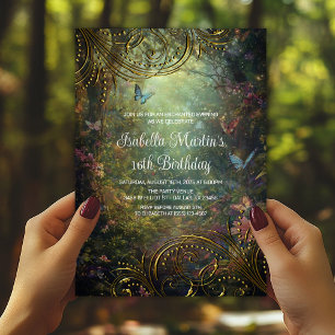 Invitación Bosque de Mariposas Encantadas