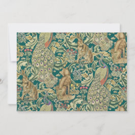 Invitación "Bosque" de William Morris