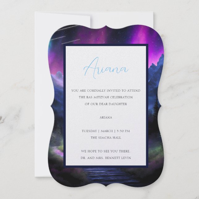 Invitación Bosque encantado (Anverso)