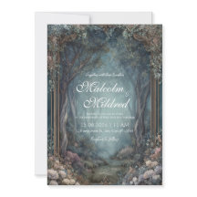 Bosque Encantado Dorado Ornamentado Boda Floral Tu