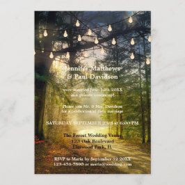 Invitación Bosque Encantado Tu Foto Post Fiesta de Boda