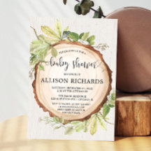 Bosque neutro para el género de la ducha de bebé r