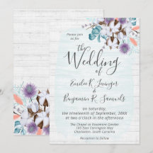 Bosque rústico botánico de algodón del sur