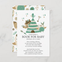 Bosque tribal silvestre un libro de Baby Shower pa