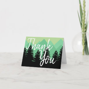 Invitación Bosque y Montañas Rústicos de la Naturaleza Gracia