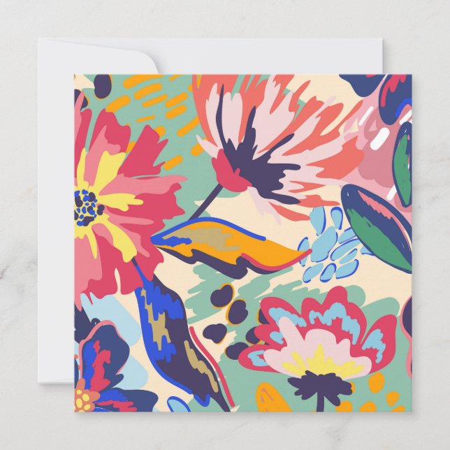 Invitación Bosque y rosas (Anverso)