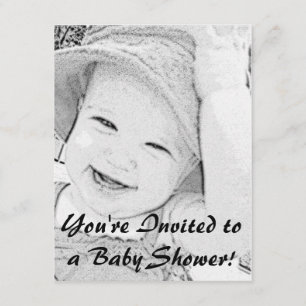 Invitación bosquejada de Baby Shower