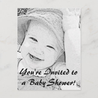 Invitación bosquejada de Baby Shower