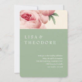 Invitación Botánica | Boda de Vintage por Salvia