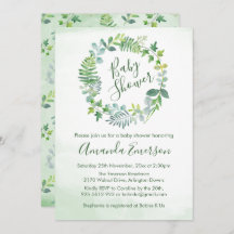 Botánica de Baby Shower Greenery Wreath