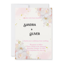 Invitación Botánica Floral