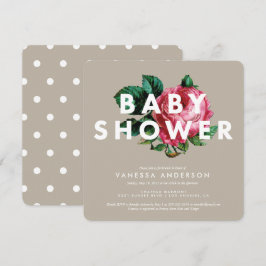 Invitación botánica intrépida del | Baby Shower