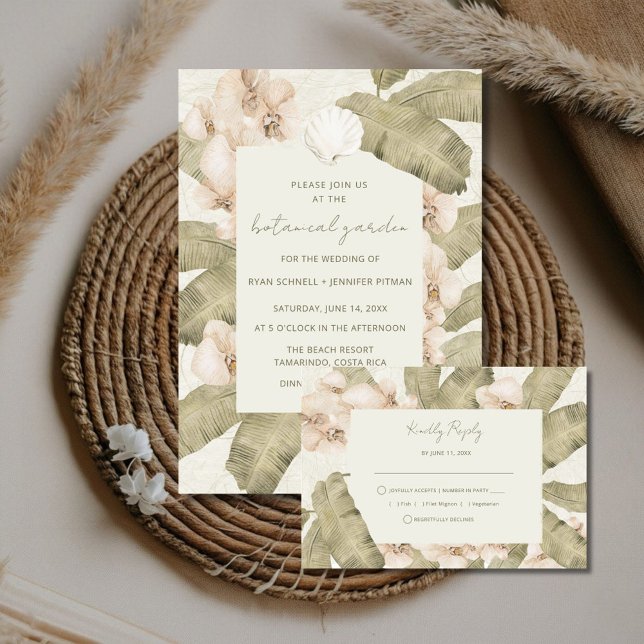 Invitación Botanical Garden Wedding  (Subido por el creador)