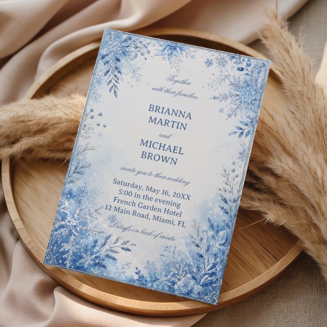 Invitación Botánicas Heladas Enmarcando el Invierno (Subido por el creador)