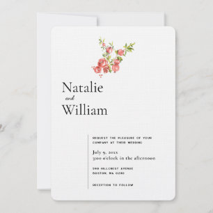 Invitación Botánico Boho Granada Boda
