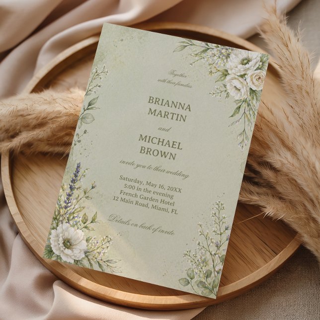 Invitación Botánico de Salvia Suave (Subido por el creador)