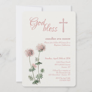 Invitación Botánico Rosa