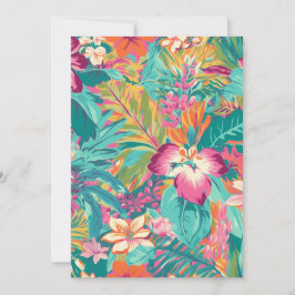Invitación Botánico tropical brillante