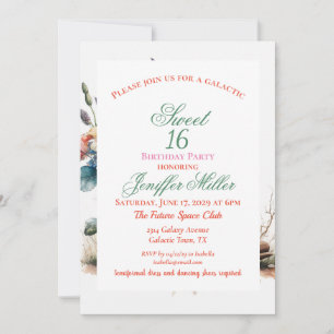 Invitación Botas de vaquera de campo Flor Hat Texas