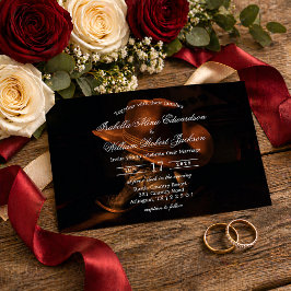 Invitación Botas de vaquero vintage rústicas boda campestre