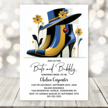 Botas Elegantes y Bridal Shower Burbujeante