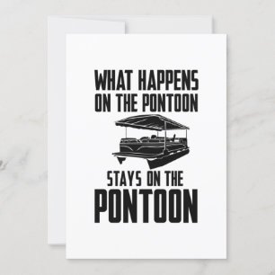 Invitación Bote Pontoon