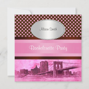 Invitación Bote puente 3 Bachelorette