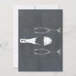 Invitación Botella de champagne