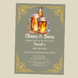 Invitación Botella de vidrio de las cervezas y las vírgenes 5