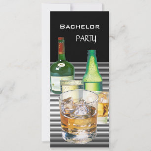 Invitación Botellas de bebidas para despedida de soltero 2