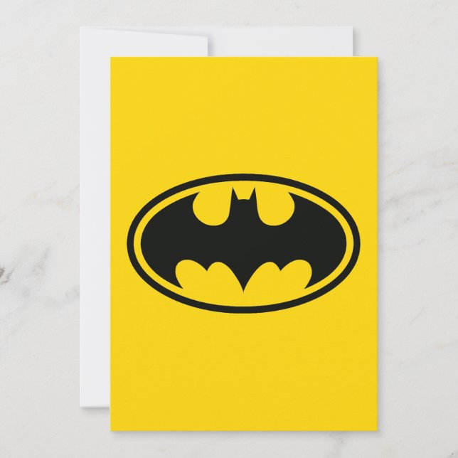 Invitación botón Batman (Anverso)