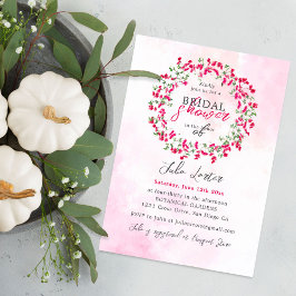 Invitación Bougainvillea Tropical Wildflower Bridal Shower
