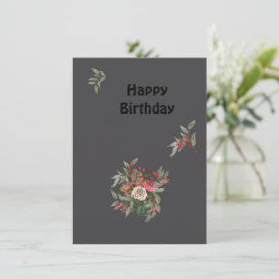 Invitación Bouquet de rosas favorece las etiquetas