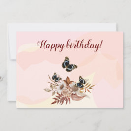 Invitación Bouquet floral blooming garden