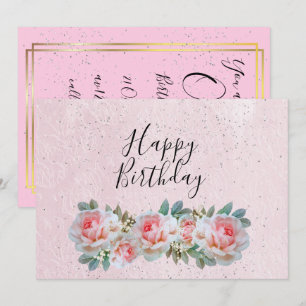 Invitación Bouquet floral blooming garden