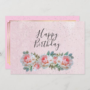 Invitación Bouquet floral blooming garden