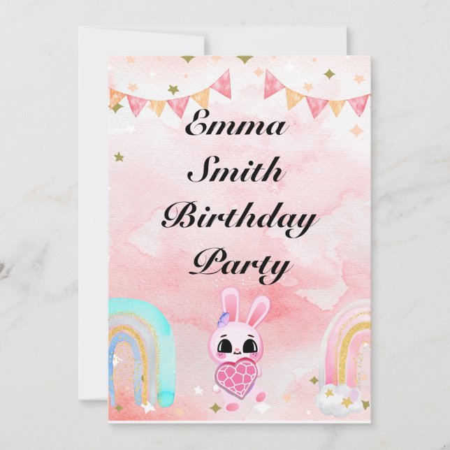 Invitación Bouquet floral blooming garden (Anverso)