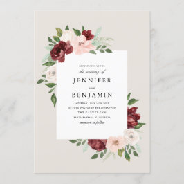 Invitación Bouquet romántico