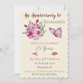 Invitación Bouquet rosa