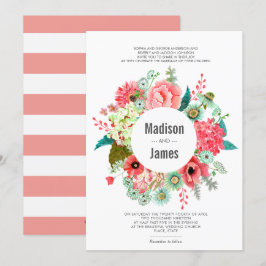 Invitación Bouquet rústico de flores silvestres | Invitacione