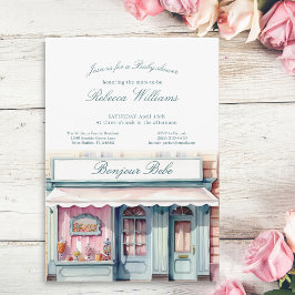 Invitación Boutique Bonjour Bebe Baby Ducha