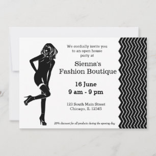 Invitación Boutique de moda