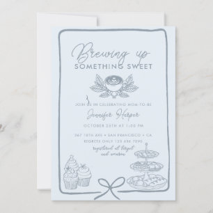 Invitación Bow de cinta   Sweet Baby Shower