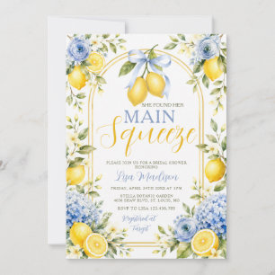 Invitación Bow Lemon Encontró Su Despedida de Soltera Princip