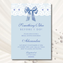Bow Pearl Algo Azul Antes De Hacer Ducha Bridal