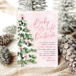 Invitación Bow rosa bebé está frío fuera de Baby Shower<br><div class="desc">Añada un toque acogedor y festivo a su ducha de bebé con nuestros Navidades de vaca rosada Baby It's Cold Outside Baby Shower Invitation! Con un delicado arco rosado y un diseño con temática invernal, esta invitación es perfecta para celebrar su próximo paquete de alegría durante la temporada de vacaciones....</div>