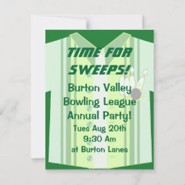 Invitación Bowling Shirt Fiesta