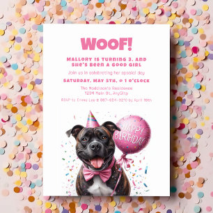 Invitación Boxeador de cumpleaños feliz con Personalizado de